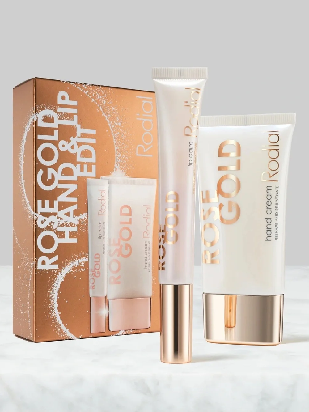 Rodial Rose Gold Hand & Lip Edit Duo  $76 Value